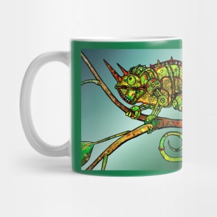 Steampunk Chameleon Mug